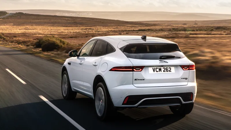 Jaguar E Pace R Dynamic P300 Rear 5k Wallpaper