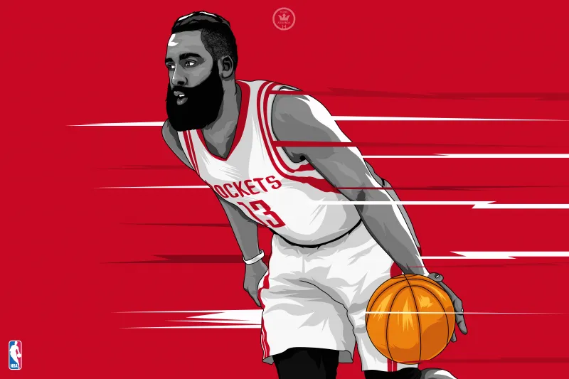 James Harden Artwork Wallpaper