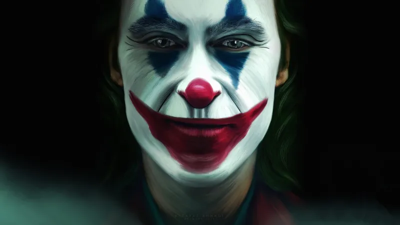 Joker Face Makeup Wallpaper