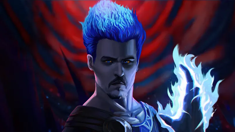 Jonny Depp As Hades 4k Wallpaper