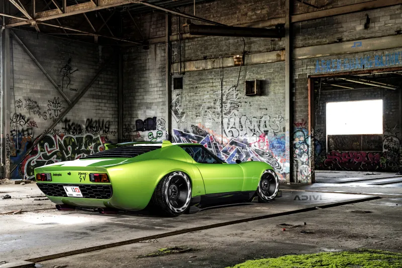 Lamborghini Miura Widebody Wallpaper