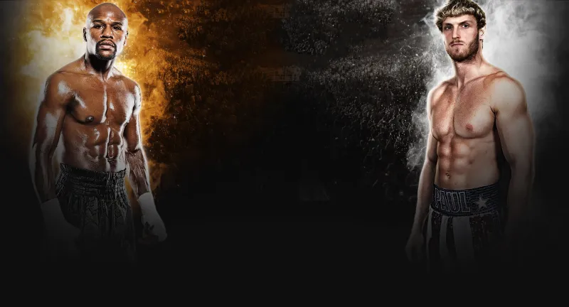 Logan Paul Vs Floyd Mayweather Wallpaper