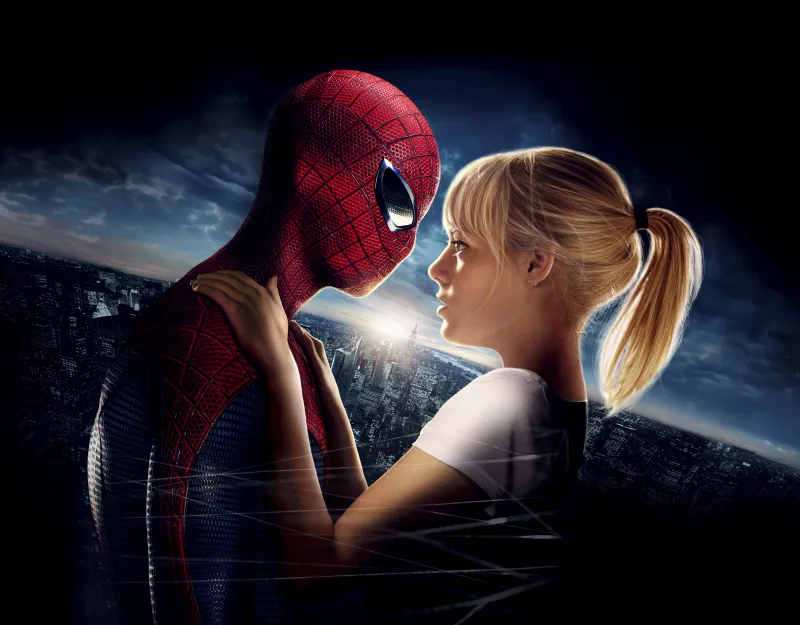 Mary Jane Watson And Spiderman Wallpaper