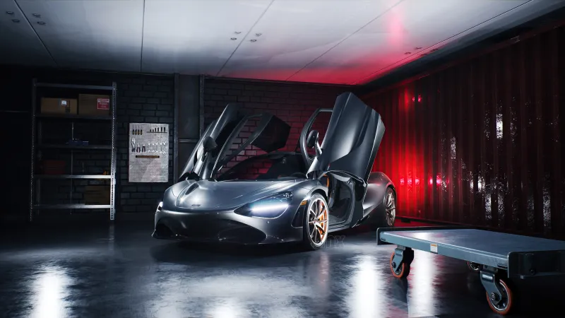 Mclaren 720s Scissor Doors 5k Wallpaper