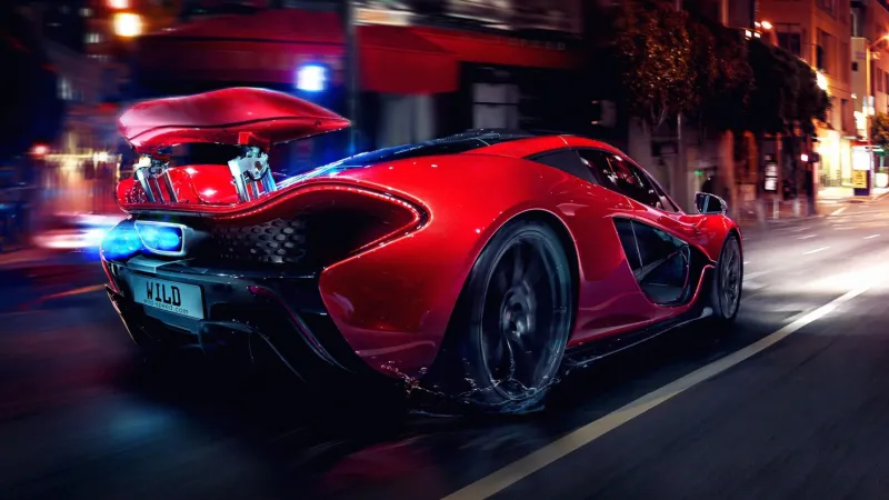 Mclaren P1 Car Long Exposure Wallpaper