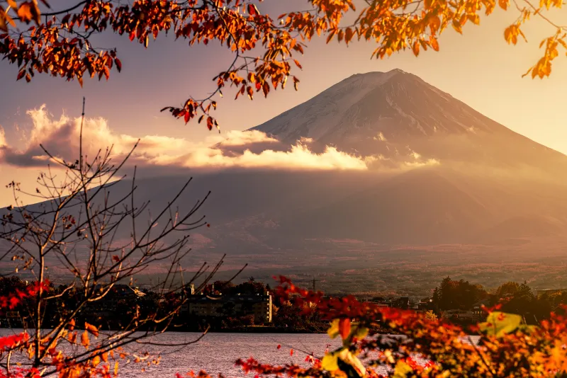 Mount Fuji Volcano Morning 5k Wallpaper