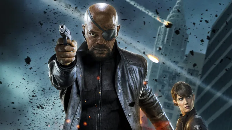 Nick Fury And Maria Hill Wallpaper