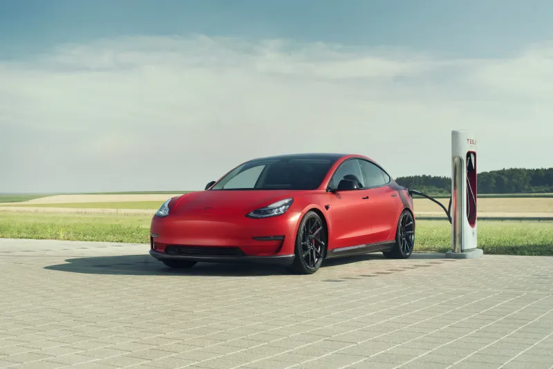 Novitec Tesla Model 3 2019 Charging Wallpaper