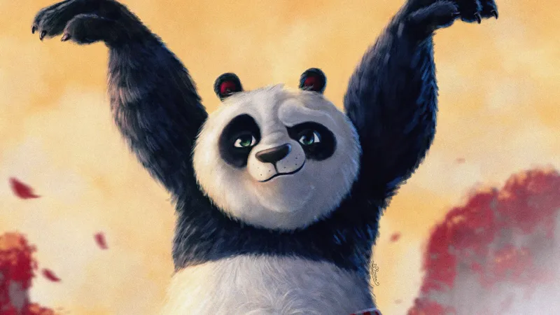 Po From Kung Fu Panda Wallpaper