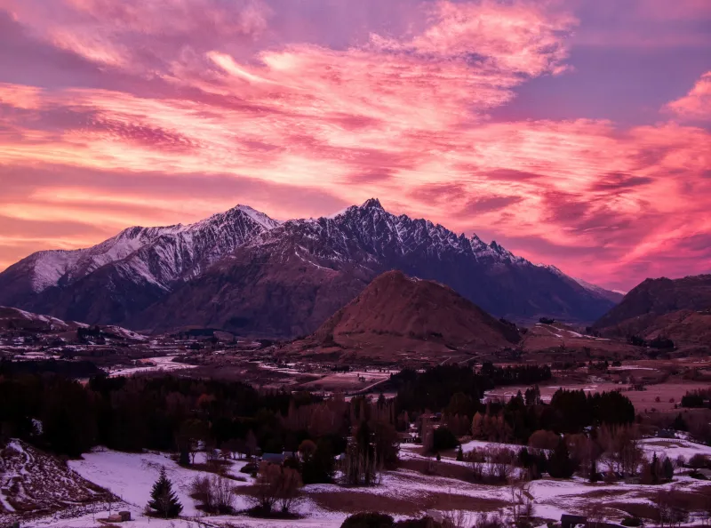 Queenstown Sunrise 5k Wallpaper