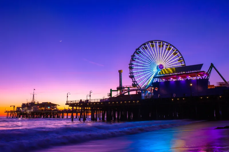 Santa Monica Pier 5k Wallpaper