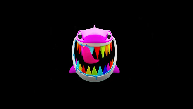 Shark 6ix9ine Minimal 4k Wallpaper