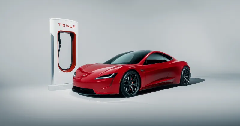 Tesla Roadster Charging Hub Wallpaper