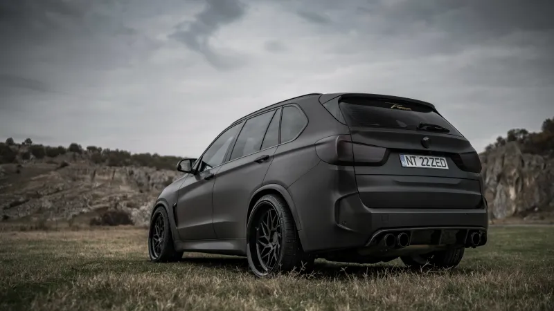 Z Performance BMW X5 Black Matte Rear Wallpaper