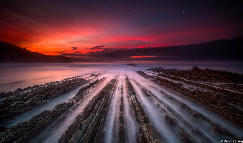 Zumaia Flysch Spain 5k Wallpaper