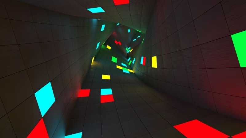 Abstract Tunnel 4K HD Wallpaper