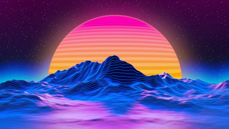 Vaporwave OutRun 4K HD Wallpaper