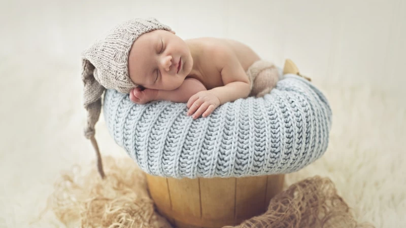 Baby Cute Sleep 4K 5K HD Wallpaper