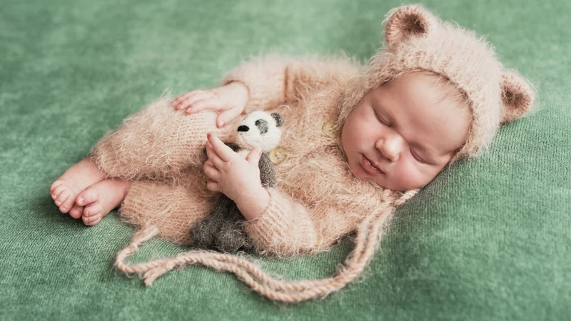 Cute Baby Sleep 4K 8K HD Wallpaper