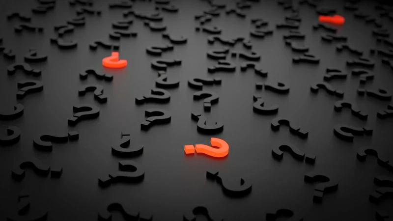 3D Question Marks Figures 4K HD Wallpaper