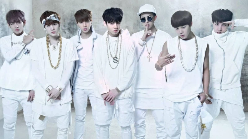 BTS White Dress Code HD Wallpaper