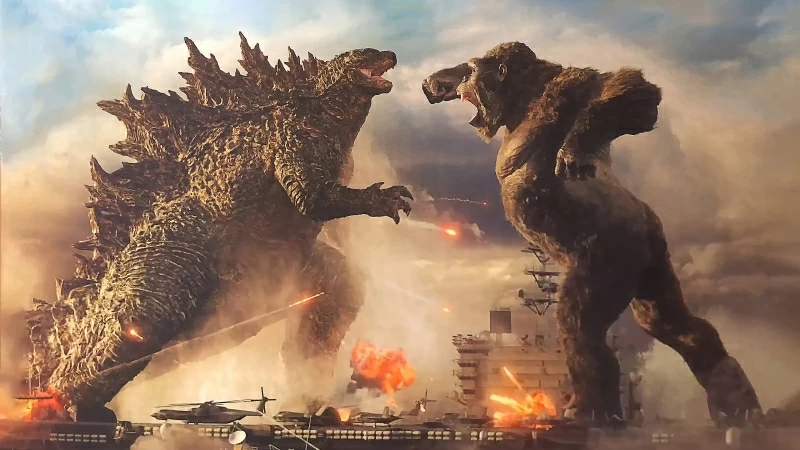 Godzilla Vs King Kong Fight Night 4K HD Wallpaper