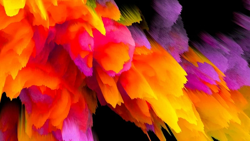 Abstract Explosion 4K HD Wallpaper