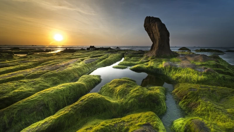 Earth Coastline 4K HD Wallpaper