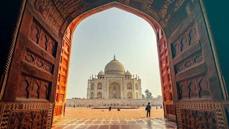 Taj Mahal 4K 5K HD Wallpaper