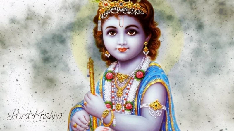 God Krishna 1 HD Wallpaper