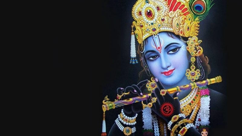 God Krishna HD Wallpaper