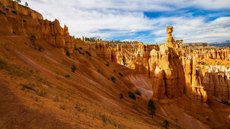 Bryce Canyon National Park Clouds 4K HD Wallpaper