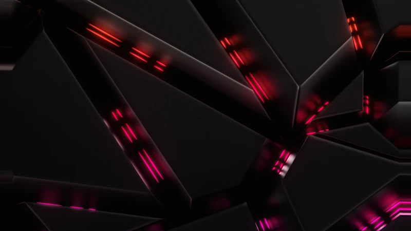 Joining Pieces Abstract Glow 4k Wallpaper