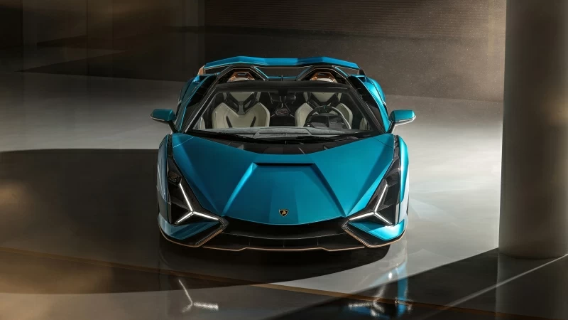 Lamborghini SiÃ¡n Roadster 2020 4K 5K 3 HD Wallpaper