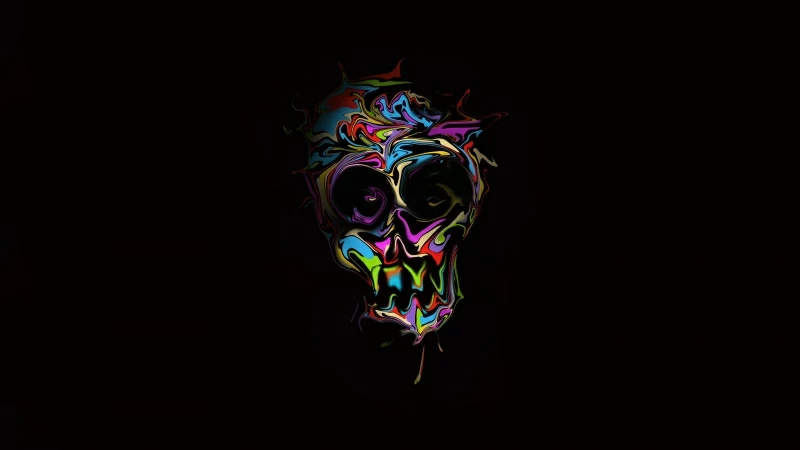 Skull 1 4K HD Creative Wallpaper