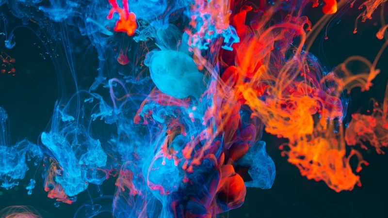 Abstract Color Smoke 4K 5K HD Abstract Wallpaper