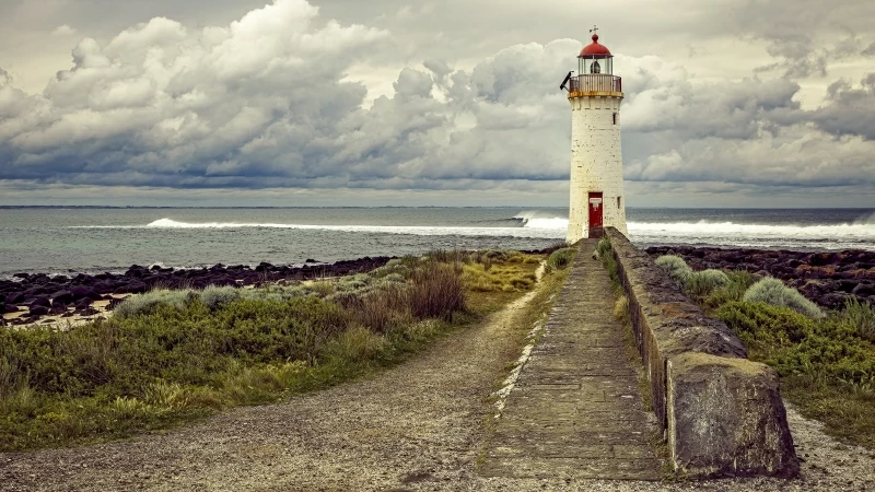 Lighthouse 4K 5K HD Travel Wallpaper