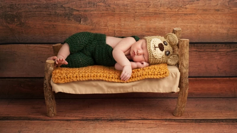 Cute Baby Sleeping 4K 5K HD Cute Wallpaper