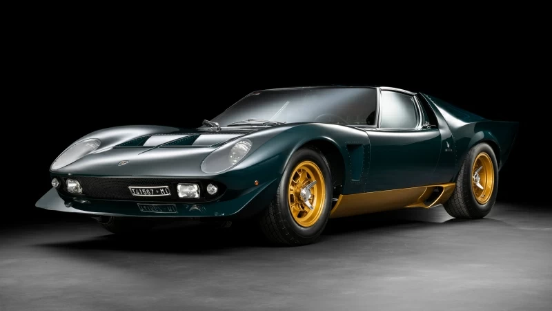 Lamborghini Miura P400 S Millechiodi 1975 4K 5K HD Cars Wallpaper