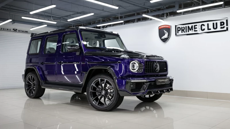 TopCar Mercedes-Benz G 350 d Violet Inferno 2020 4K 5K HD Cars Wallpaper