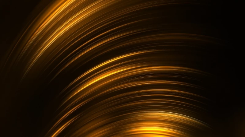 Gold Black Lines 3d Abstract 4K 5K HD Abstract Wallpaper