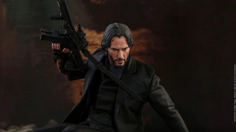 John Wick Gun Up Wallpaper