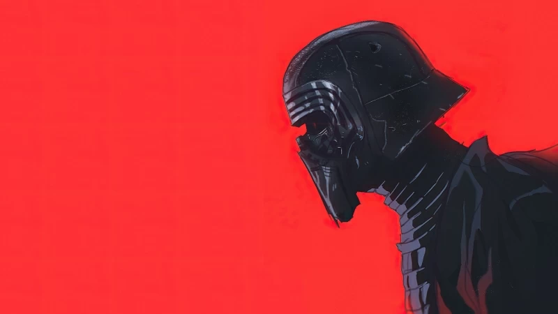 Kylo Ren Minimal Art 4k Wallpaper