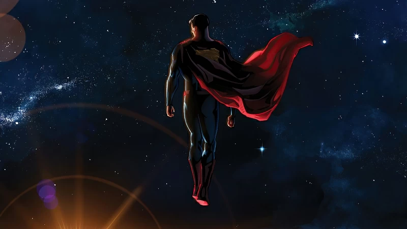 Superman Everything Looks Small From Here 4k Wallpaper