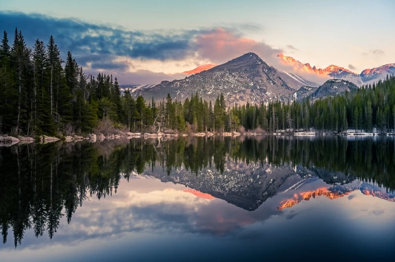 Bear Lake Reflection At Rocky Mountain National Park 4k Wallpaper