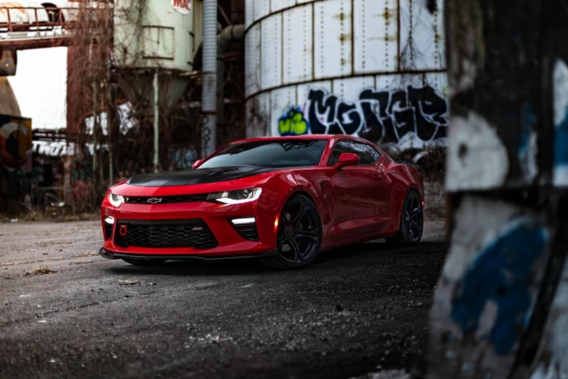 Red Chevrolet Camaro 8k Wallpaper