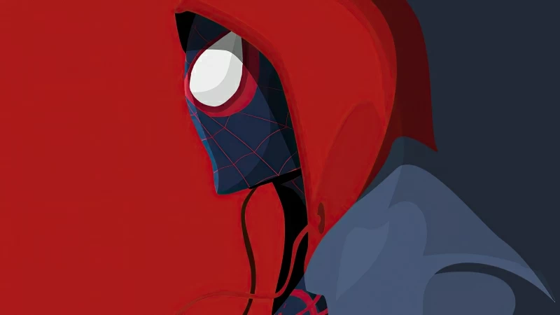 Miles Morales 4k 2020 Minimal Wallpaper