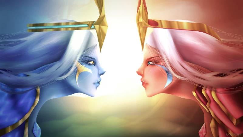 Dawnbringer Vs Duskbringer Soraka League Of Legends 5k Wallpaper