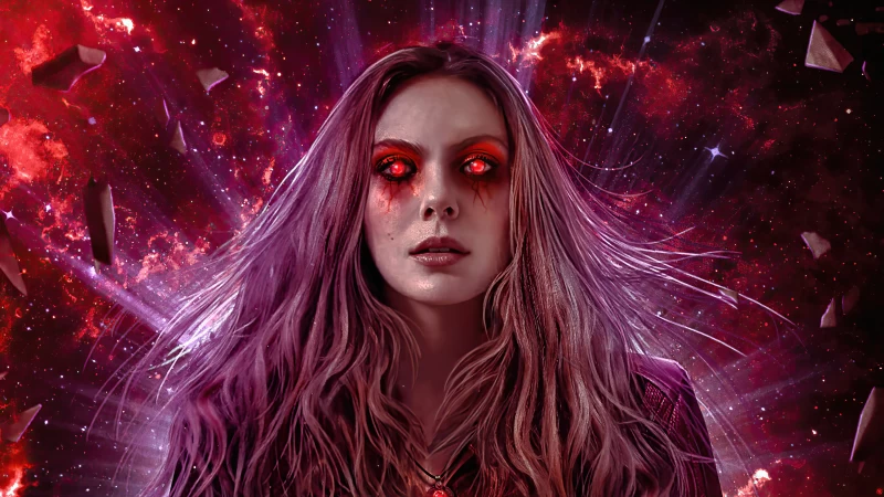 Wanda Vision Magic Girl 4k Wallpaper