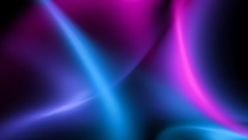 Blue Purple Lights Exposed Abstraction 4K 8K HD Abstract Wallpaper